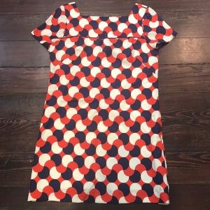 MILLY Silk Dress LIKE NEW w/ Gold Exposed Zipper